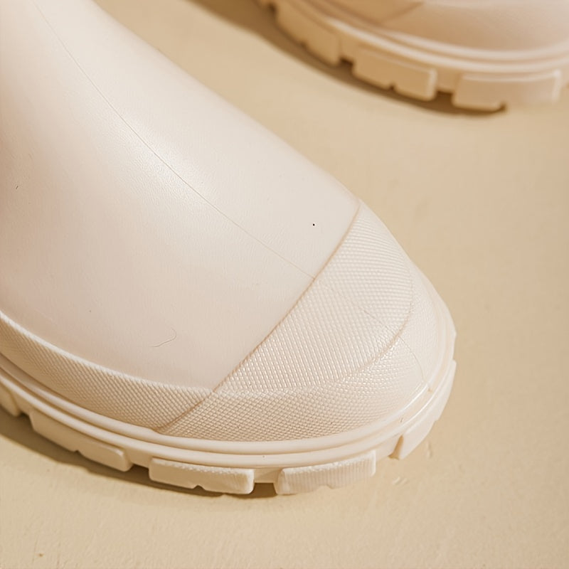 Dames Regenlaarzen halfhoog waterproof met antislipzool – Selora