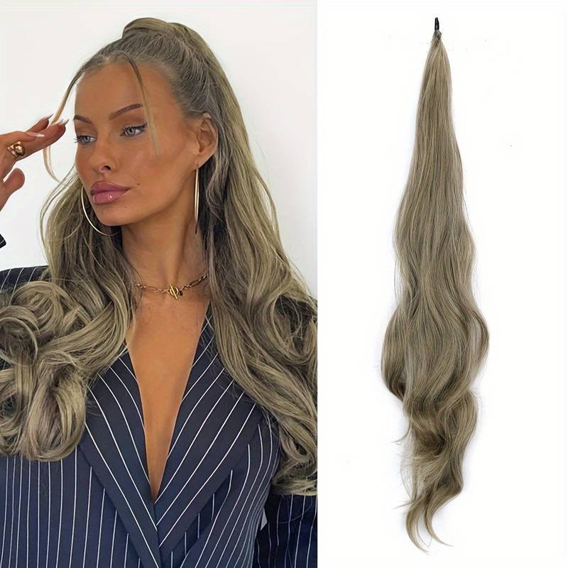 Flexibele Wrap-Around Paardenstaart voor Lang, Vol Haar - Selena
