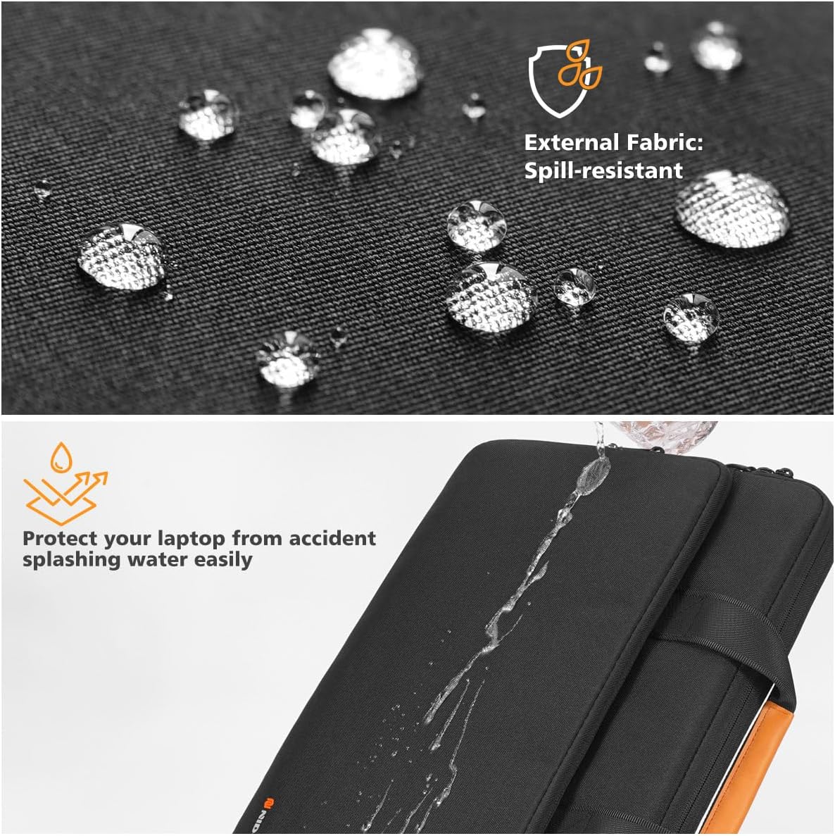Waterdichte Schoudertas voor Laptops met 360° Beschermende Voering – 1 Kopen, 1 GRATIS