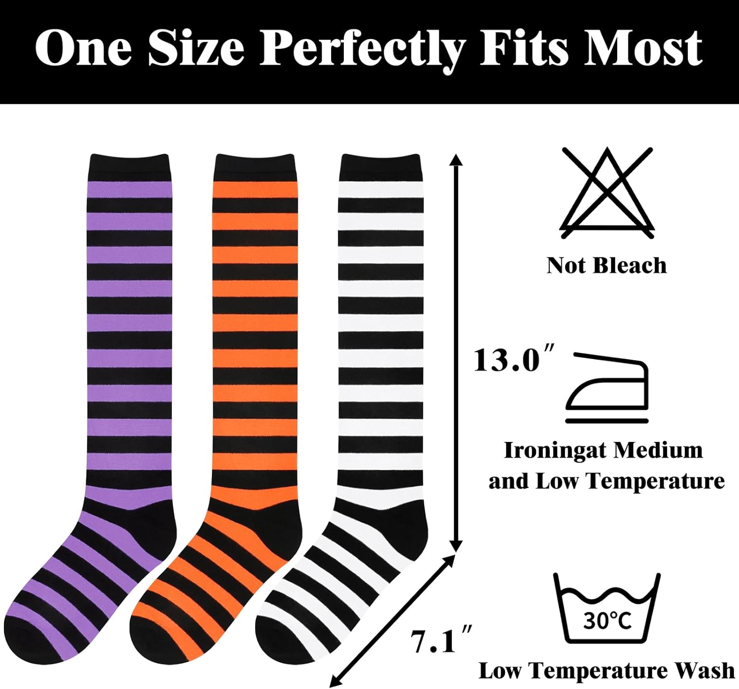 Knee High Sokken - Lila