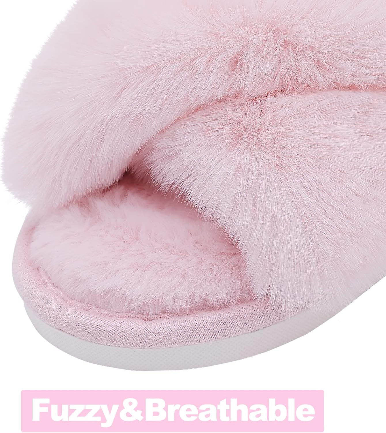 Fuzzy Slippers met Memory Foam - CloudStep