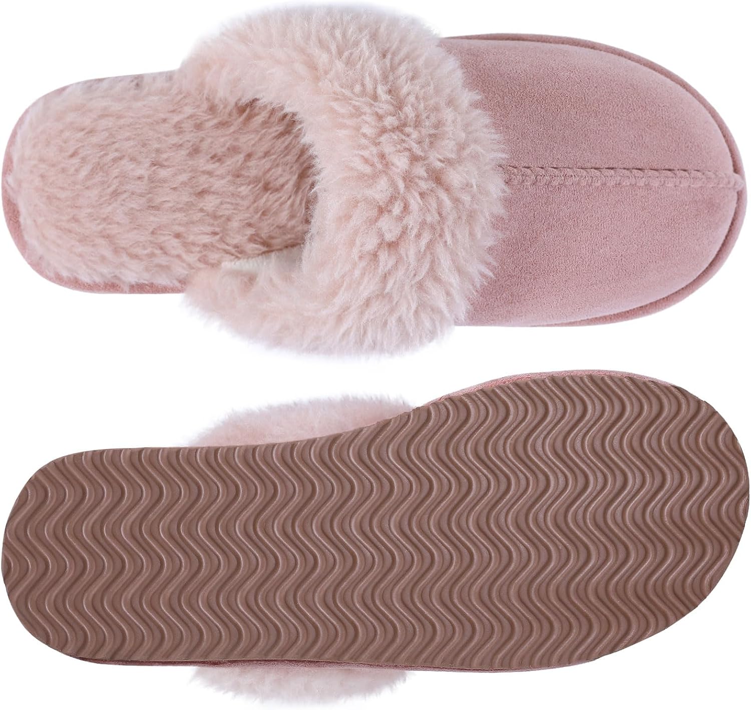 Fuzzy Memory Foam Pantoffels - SoftStep
