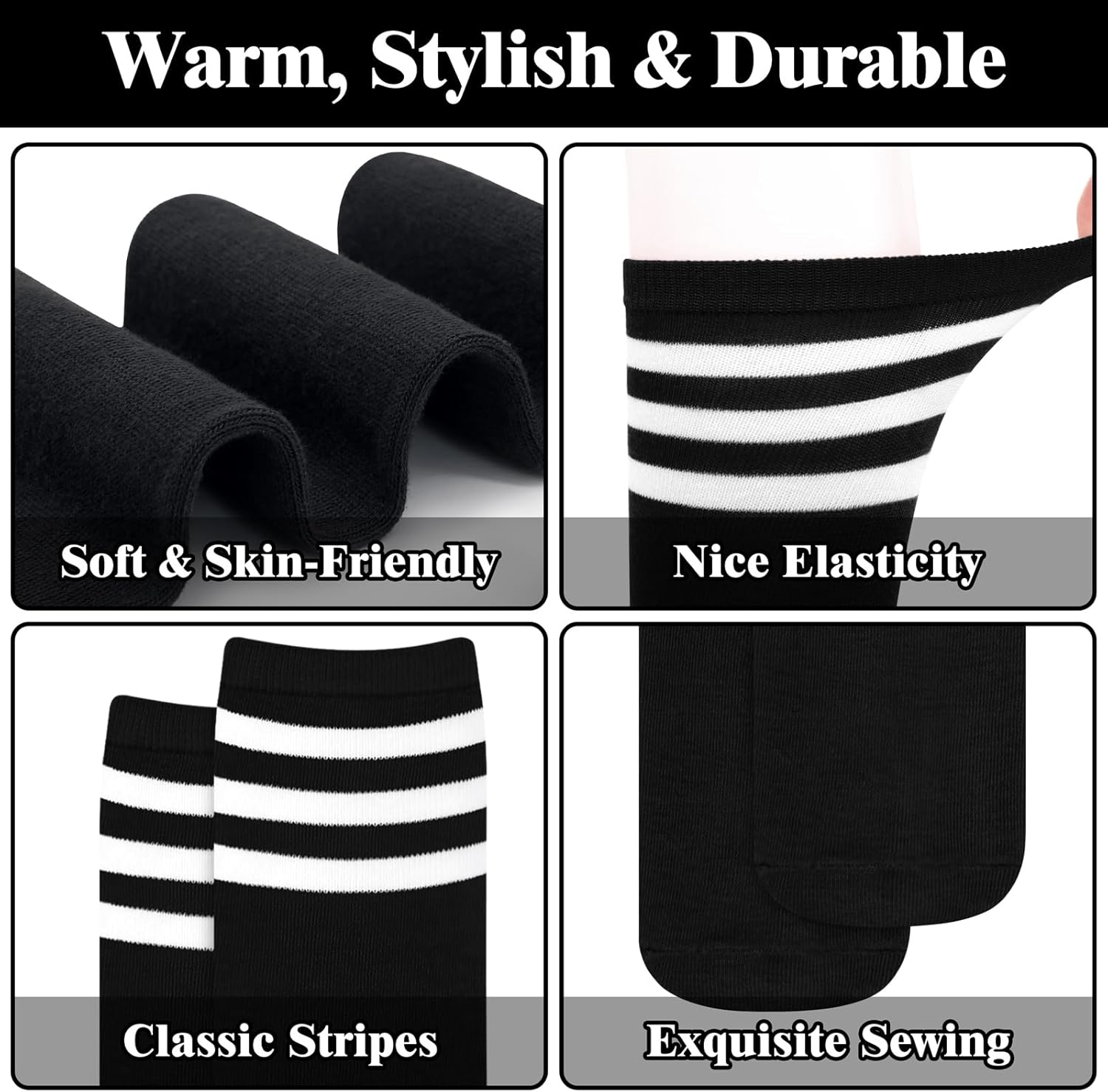 Knee High Sokken - Lila