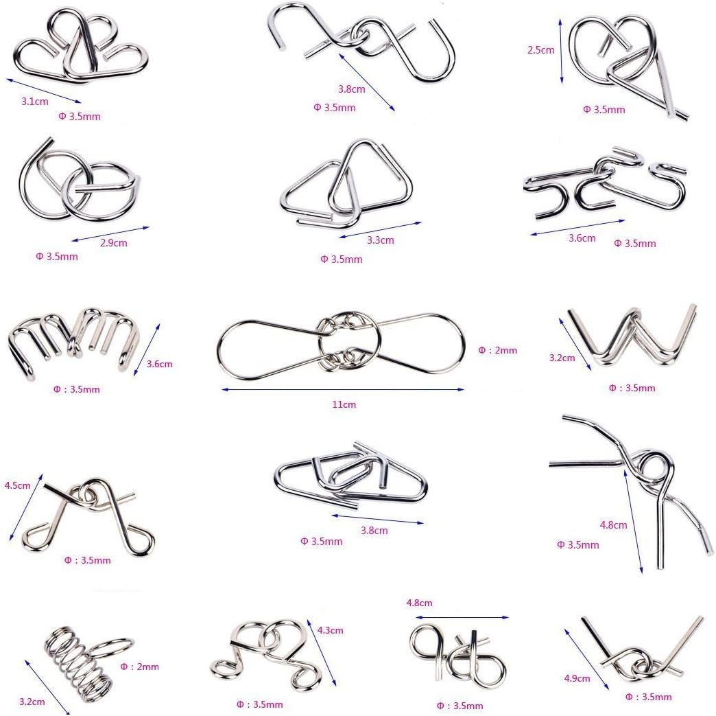 Metalen Puzzelringen Set - BrainTwist