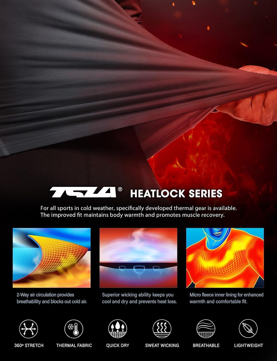 Heren Thermoshirt met Lange Mouwen - Alex