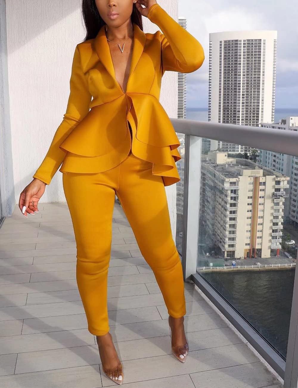 Blazer en Broek Set - Faylinn