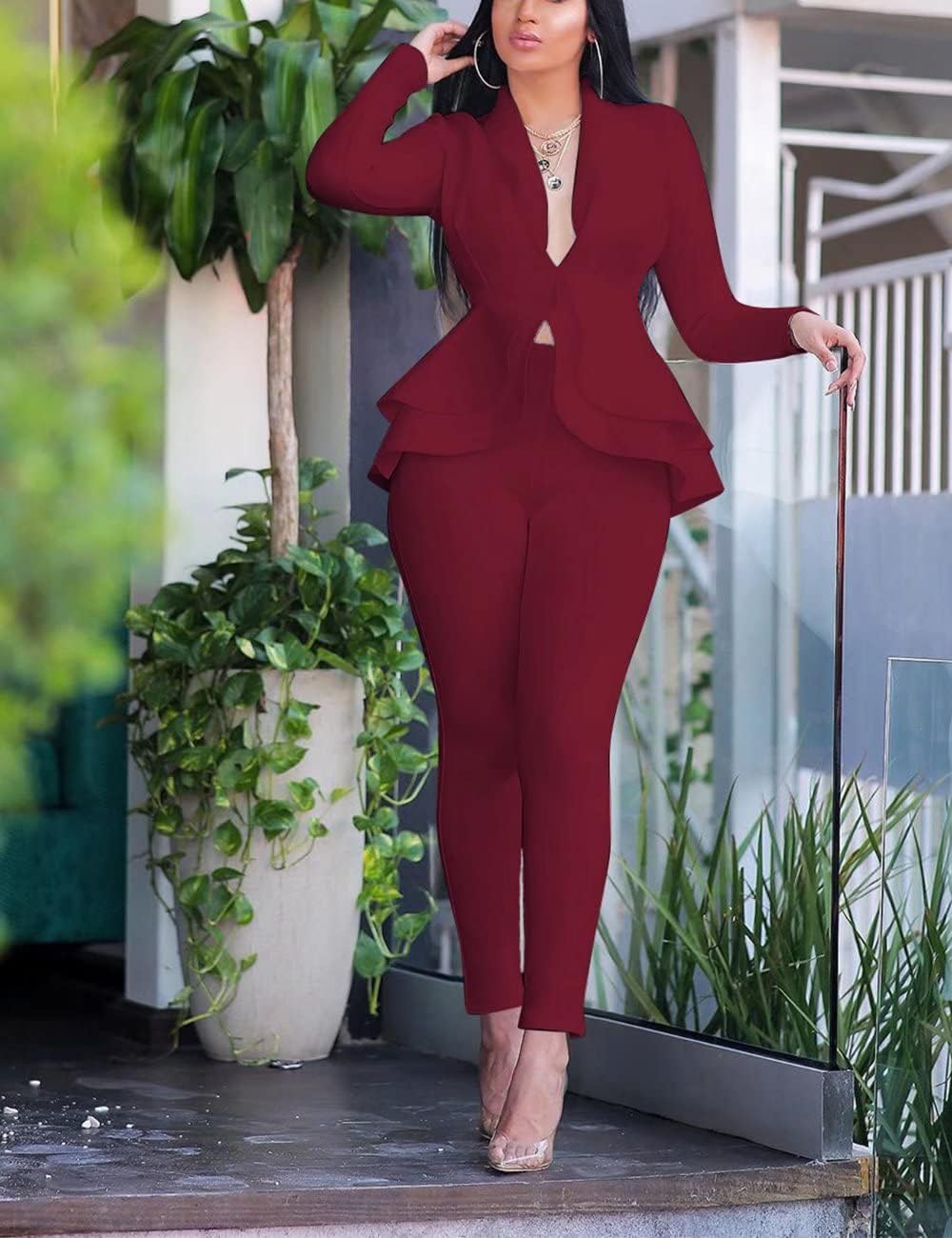 Blazer en Broek Set - Faylinn