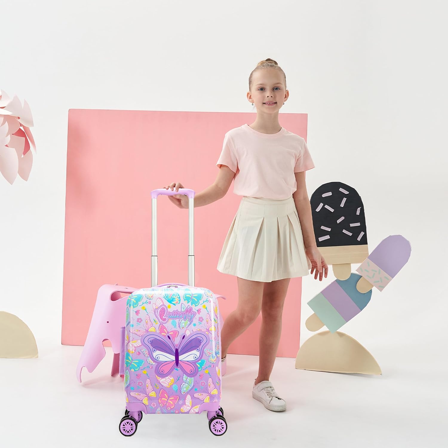 Kinder Bagage Set 5-delig met Hard Shell en Spinnerwielen – Game Day