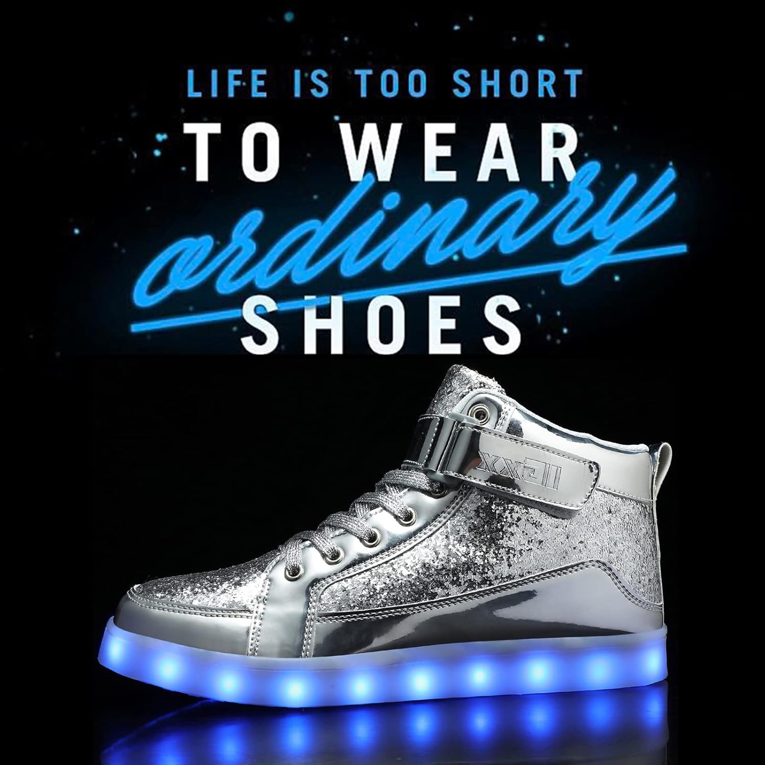 Trendy LED Sneakers met Oplaadbare Verlichting - LumaBoost