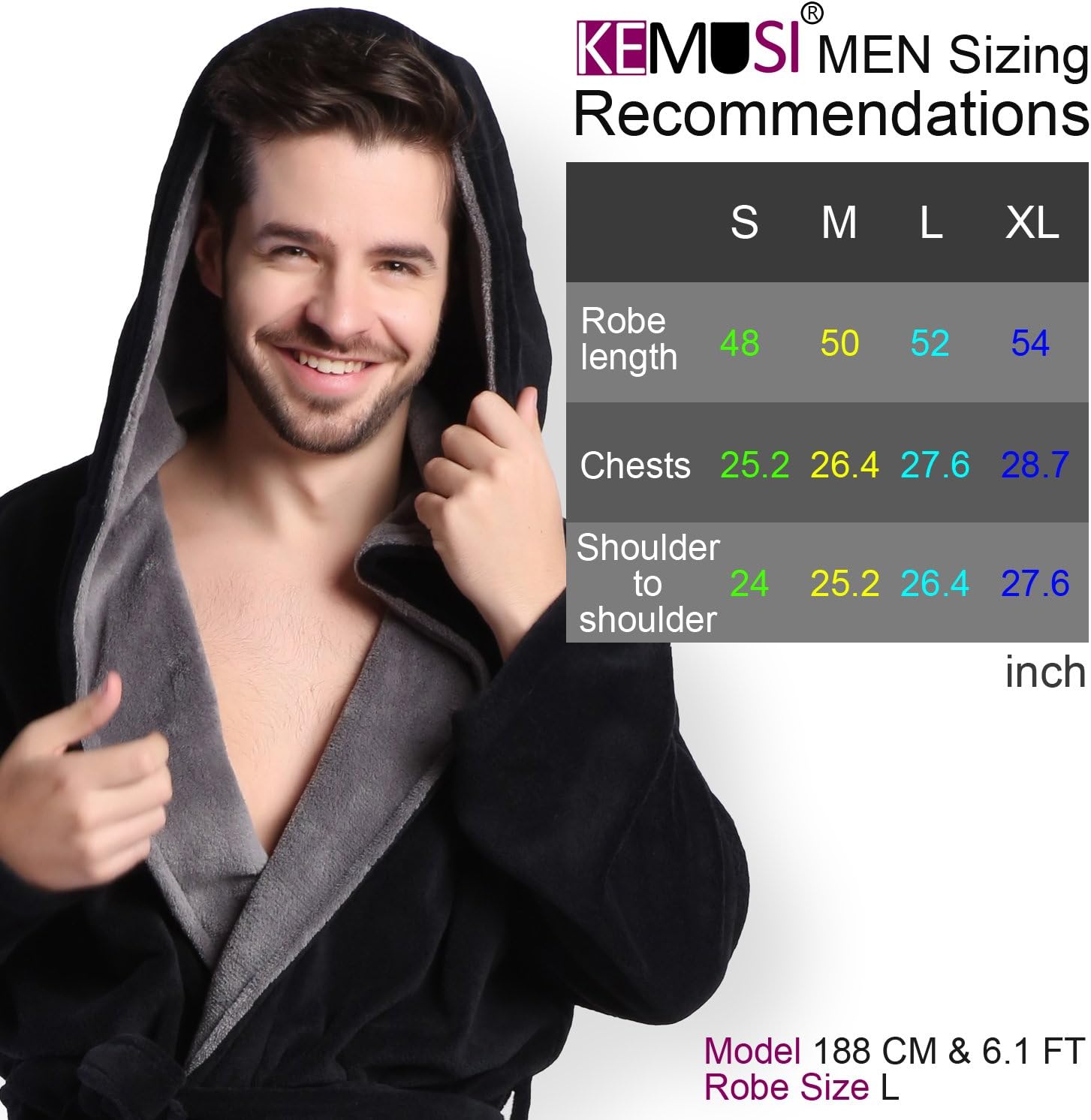 Luxe Heren Badjas met Capuchon - Lars