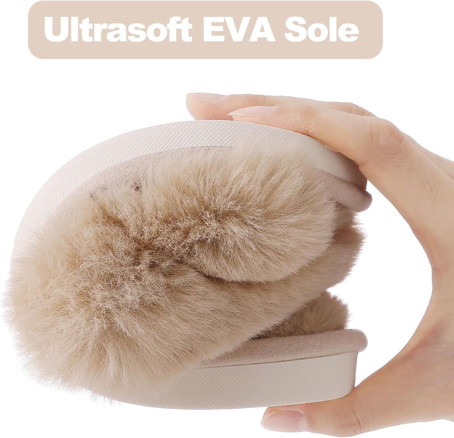 Fuzzy Slippers met Memory Foam - CloudStep