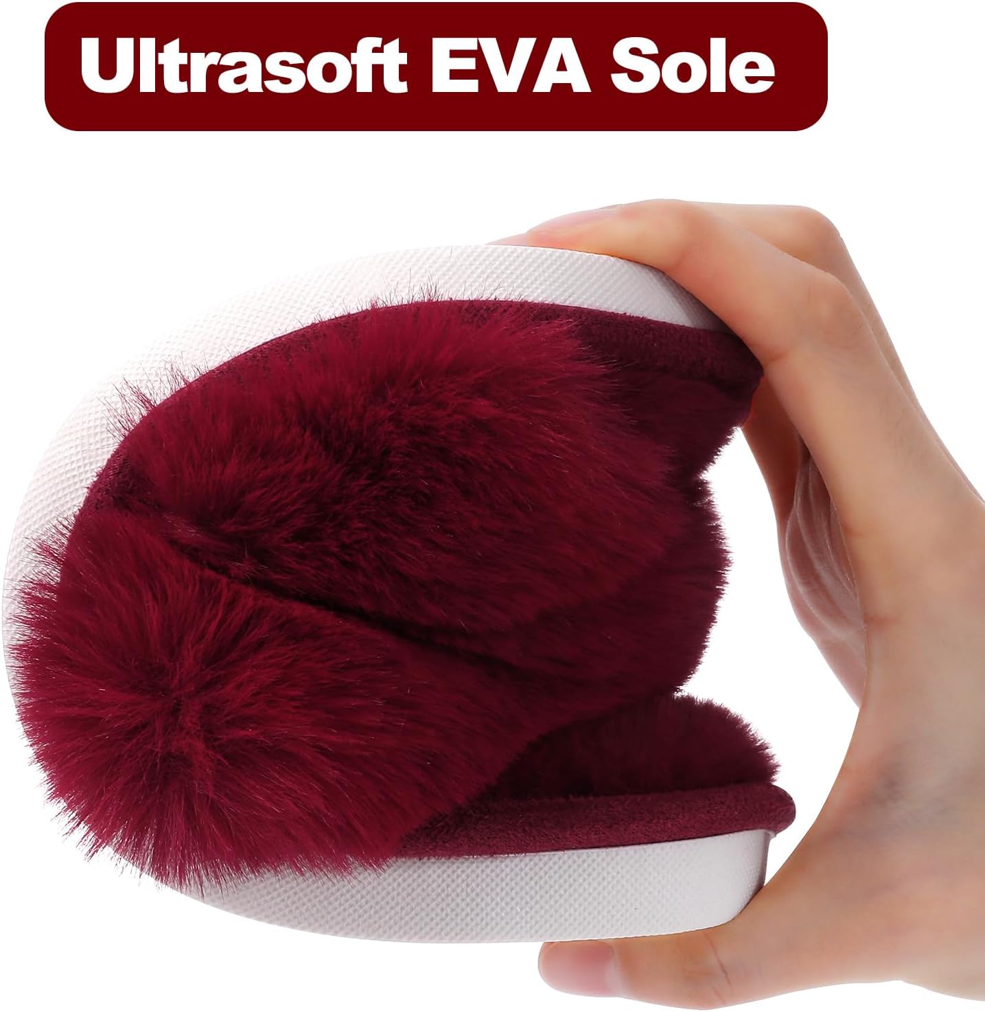 Fuzzy Slippers met Memory Foam - CloudStep