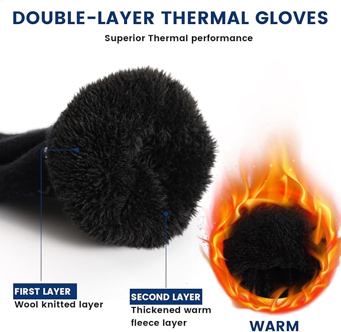 Thermische Touchscreen Winterhandschoenen - Rowan