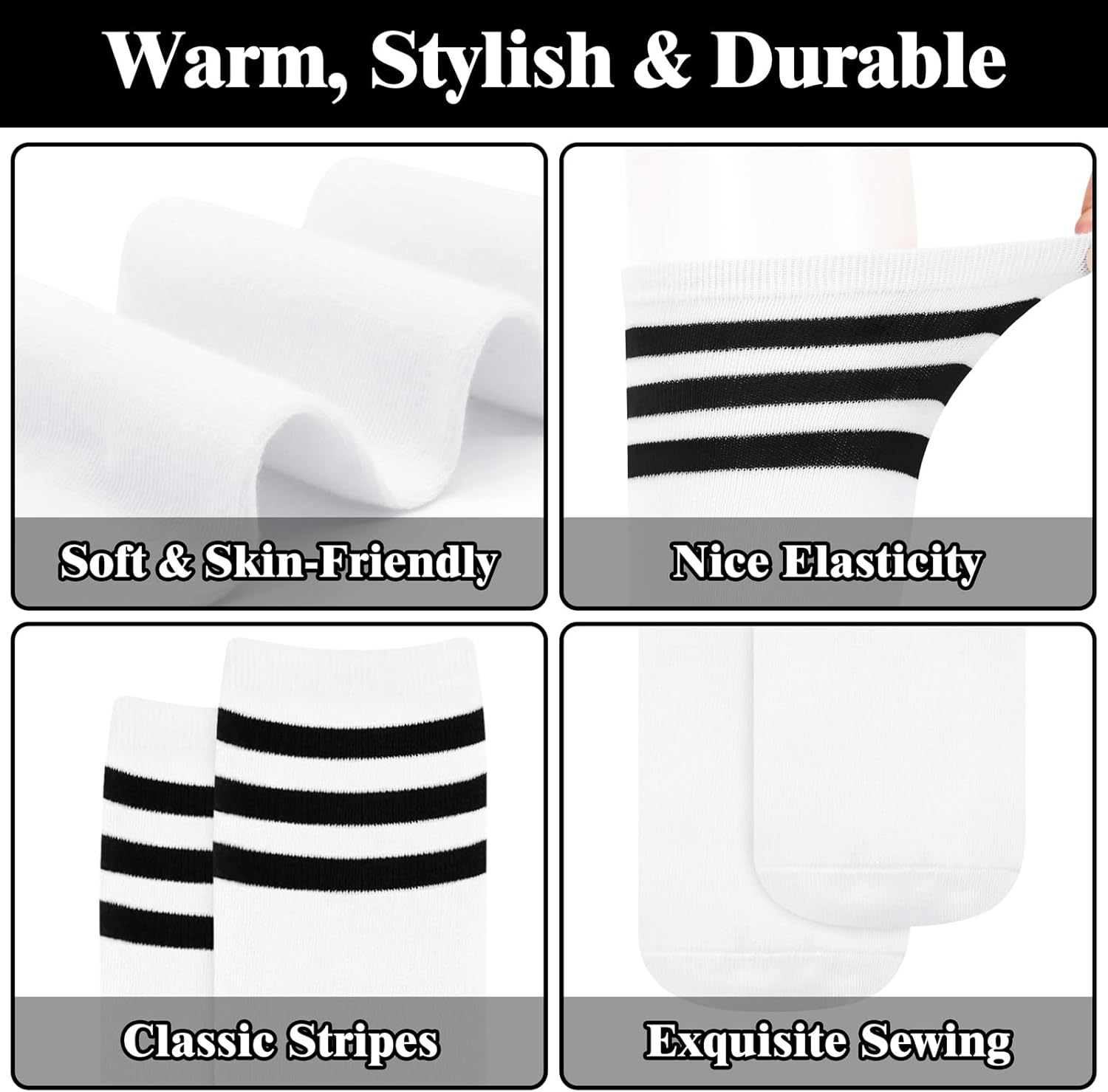 Knee High Sokken - Lila