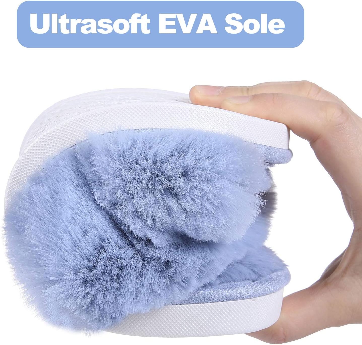 Fuzzy Slippers met Memory Foam - CloudStep