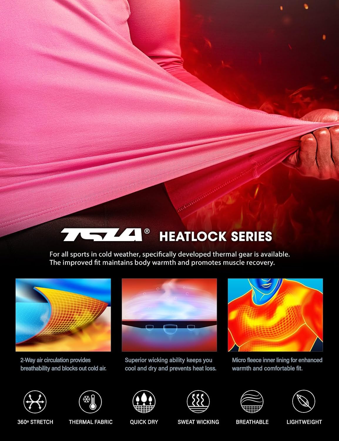 Heren Thermoshirt met Lange Mouwen - Alex