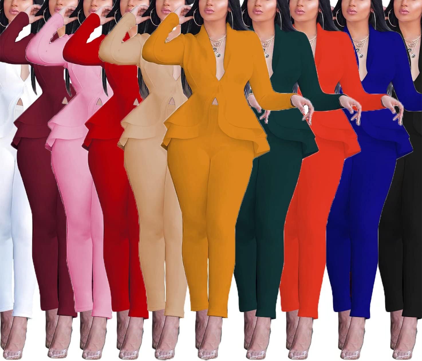 Blazer en Broek Set - Faylinn