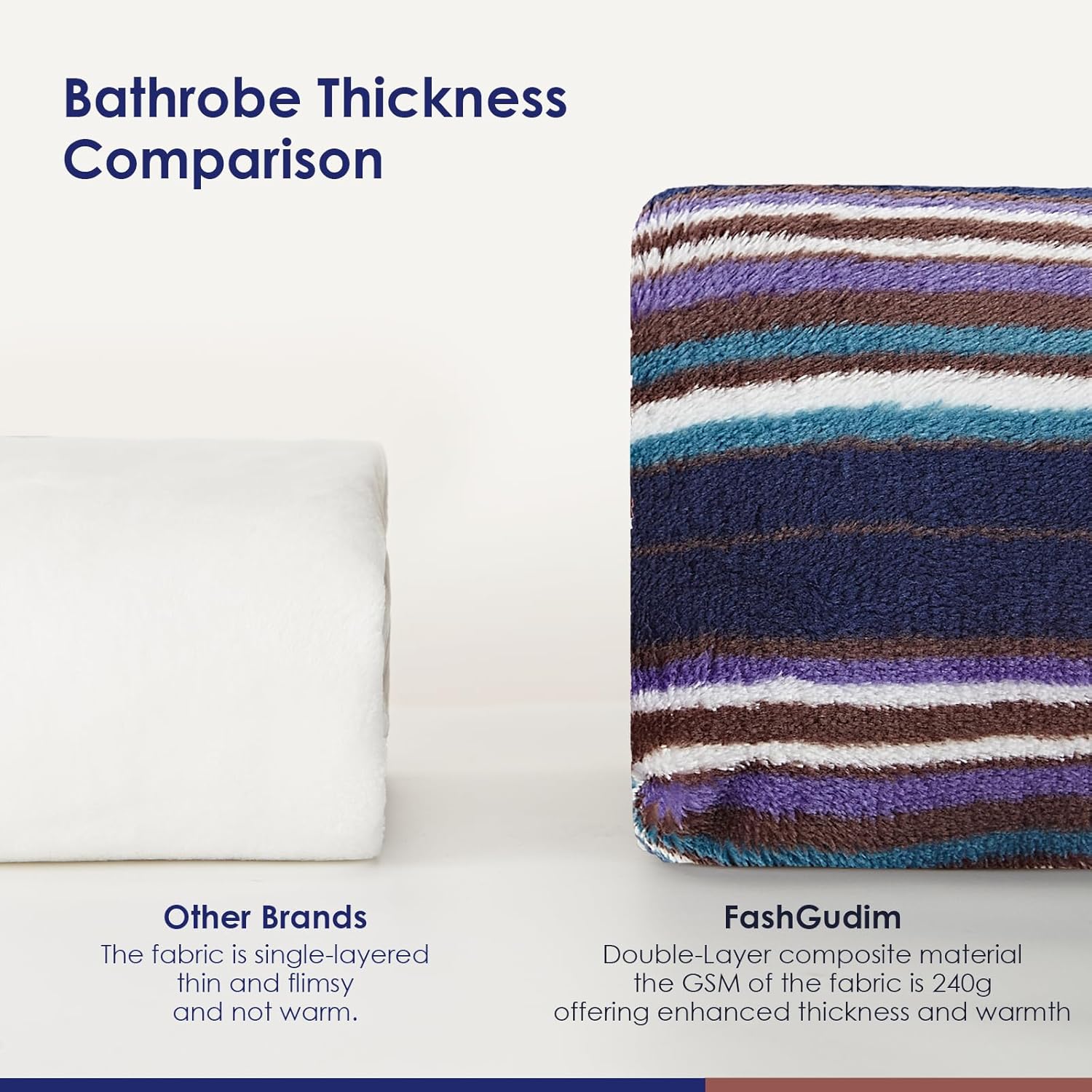 Comfortabele Flanellen Heren Badjas - James