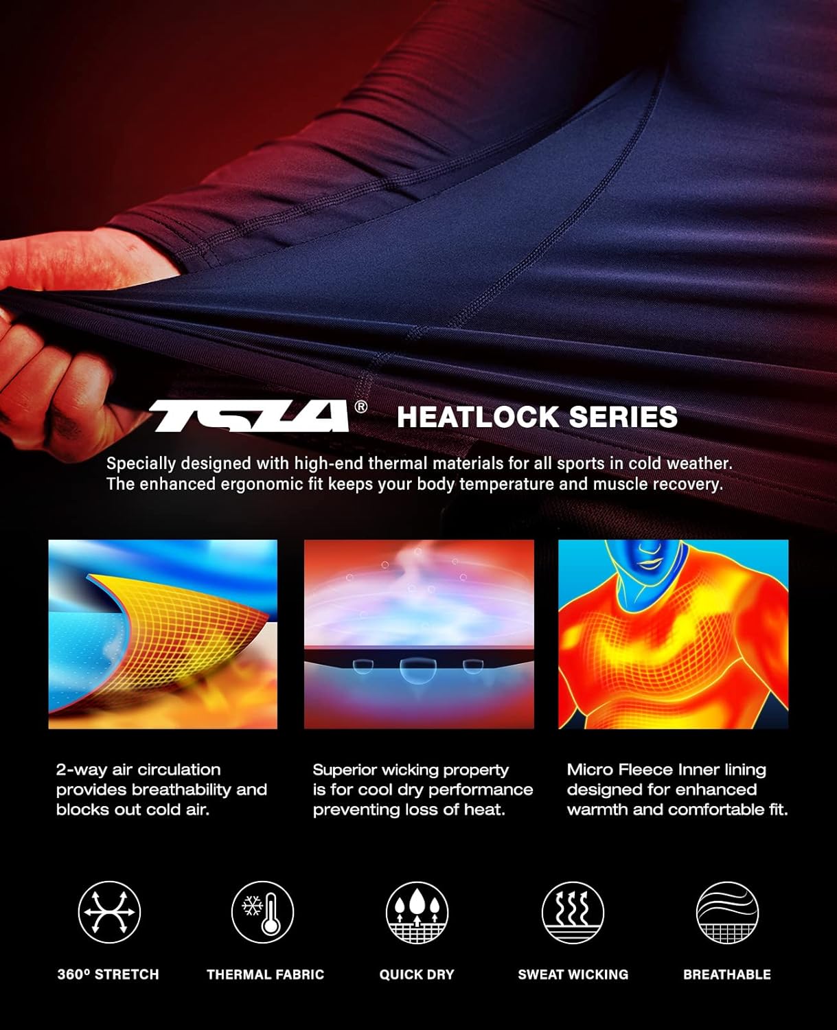 Heren Thermoshirt met Lange Mouwen - Alex