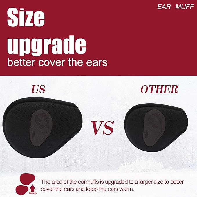 Unisex Warme Fleece Oorwarmers - FreezeEase