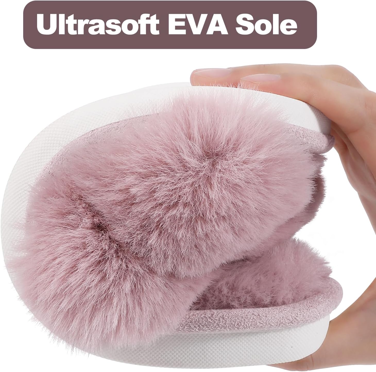 Fuzzy Slippers met Memory Foam - CloudStep