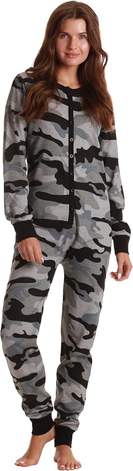 Thermal Onesie met Ronde Hals - CozyPlaid