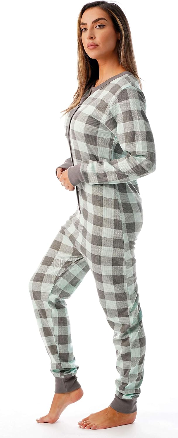 Thermal Onesie met Ronde Hals - CozyPlaid