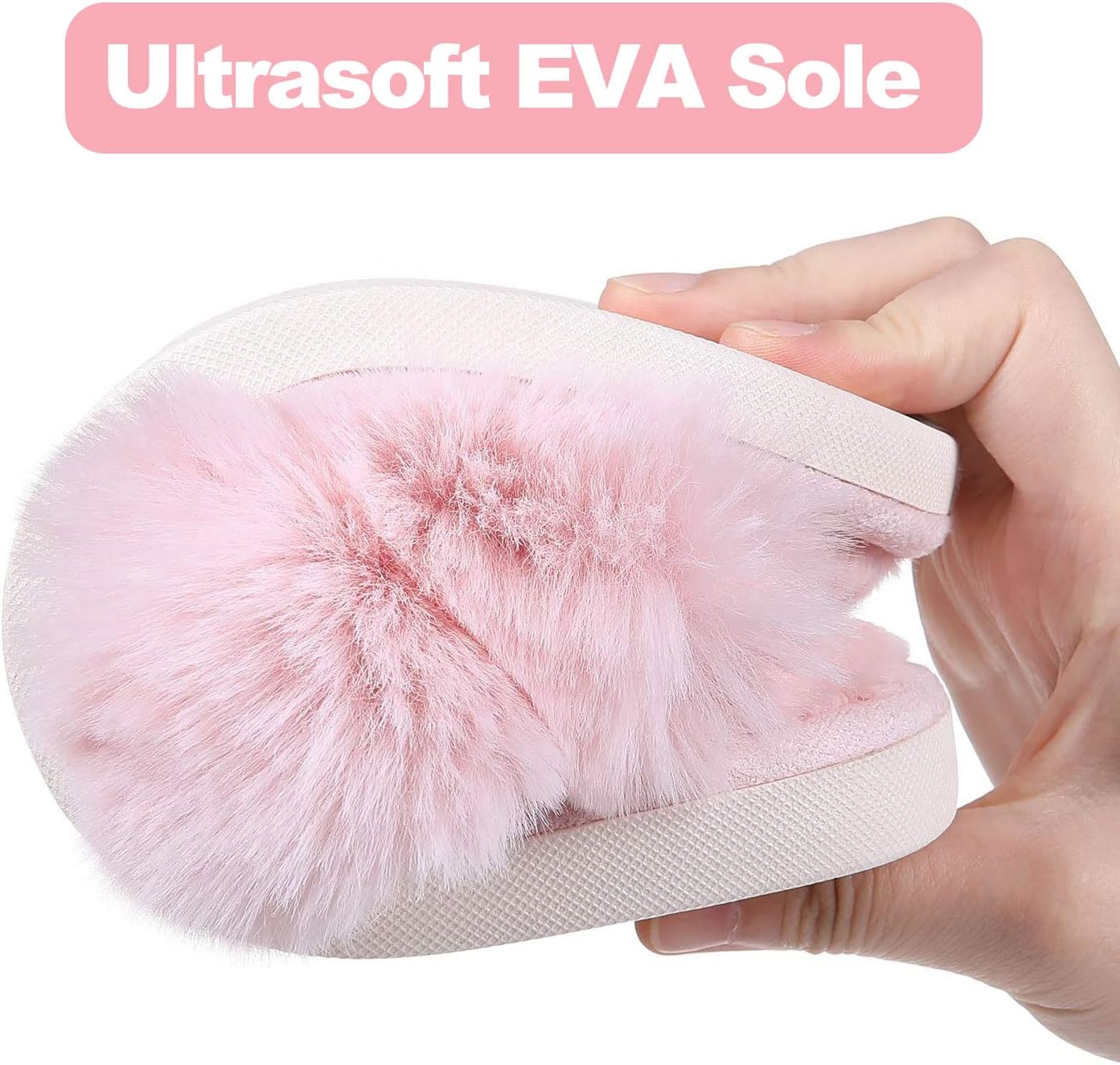 Fuzzy Slippers met Memory Foam - CloudStep