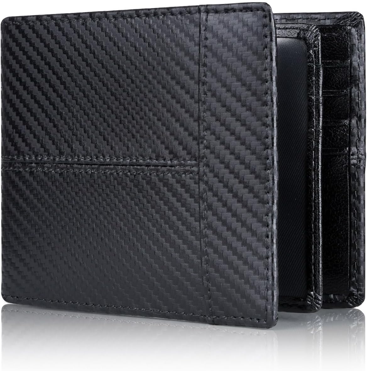 Premium RFID-Blocking Leren Bifold Portemonnee voor Mannen - SlimArmor