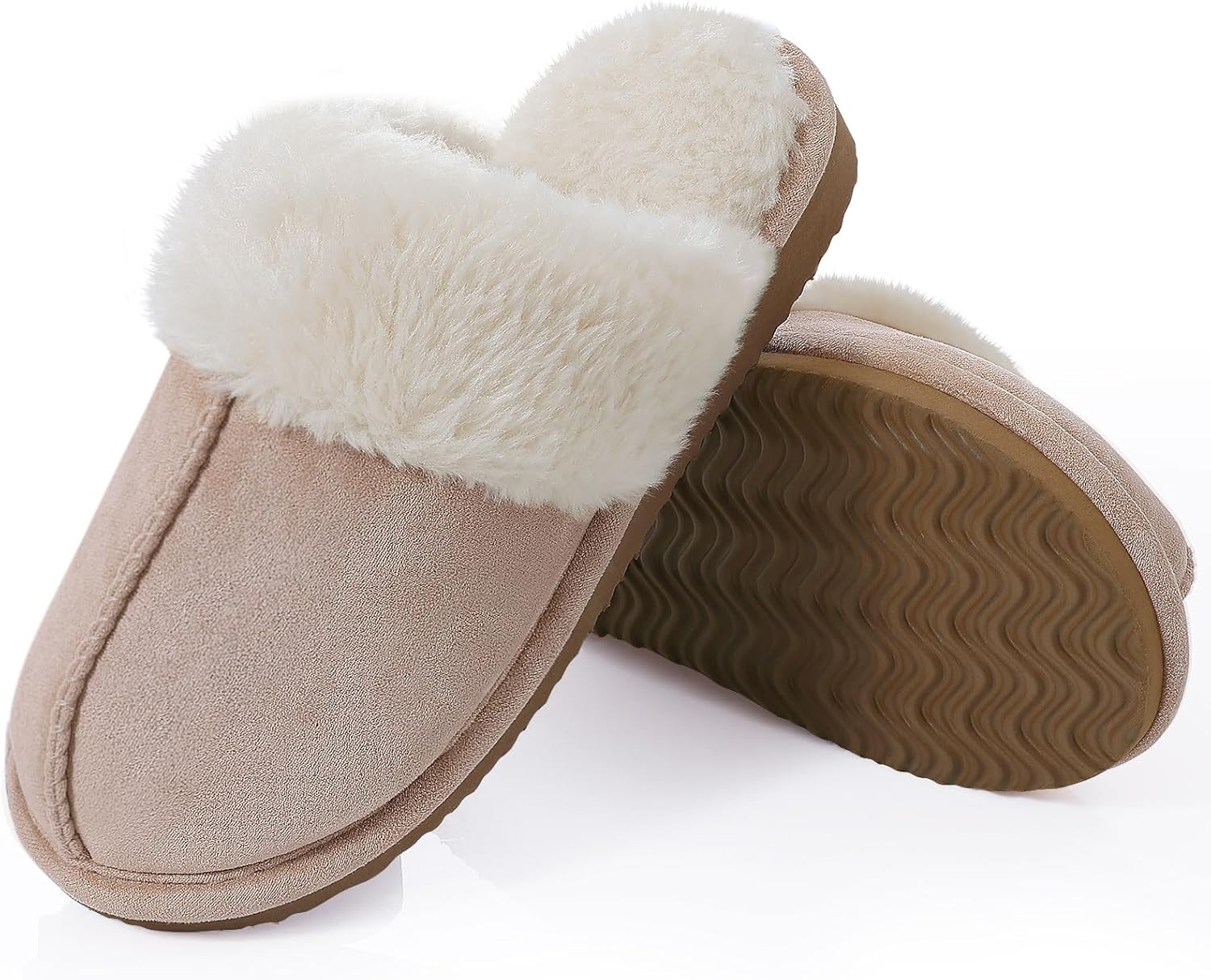 Fuzzy Memory Foam Pantoffels - SoftStep