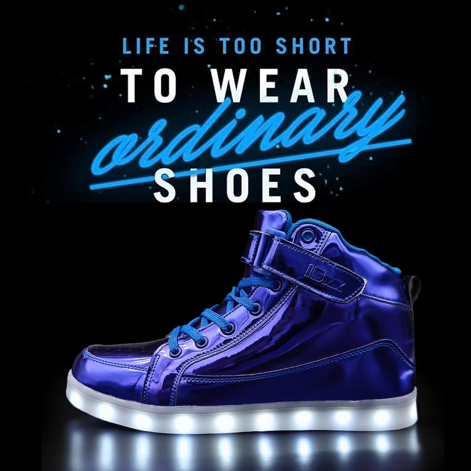Trendy LED Sneakers met Oplaadbare Verlichting - LumaBoost