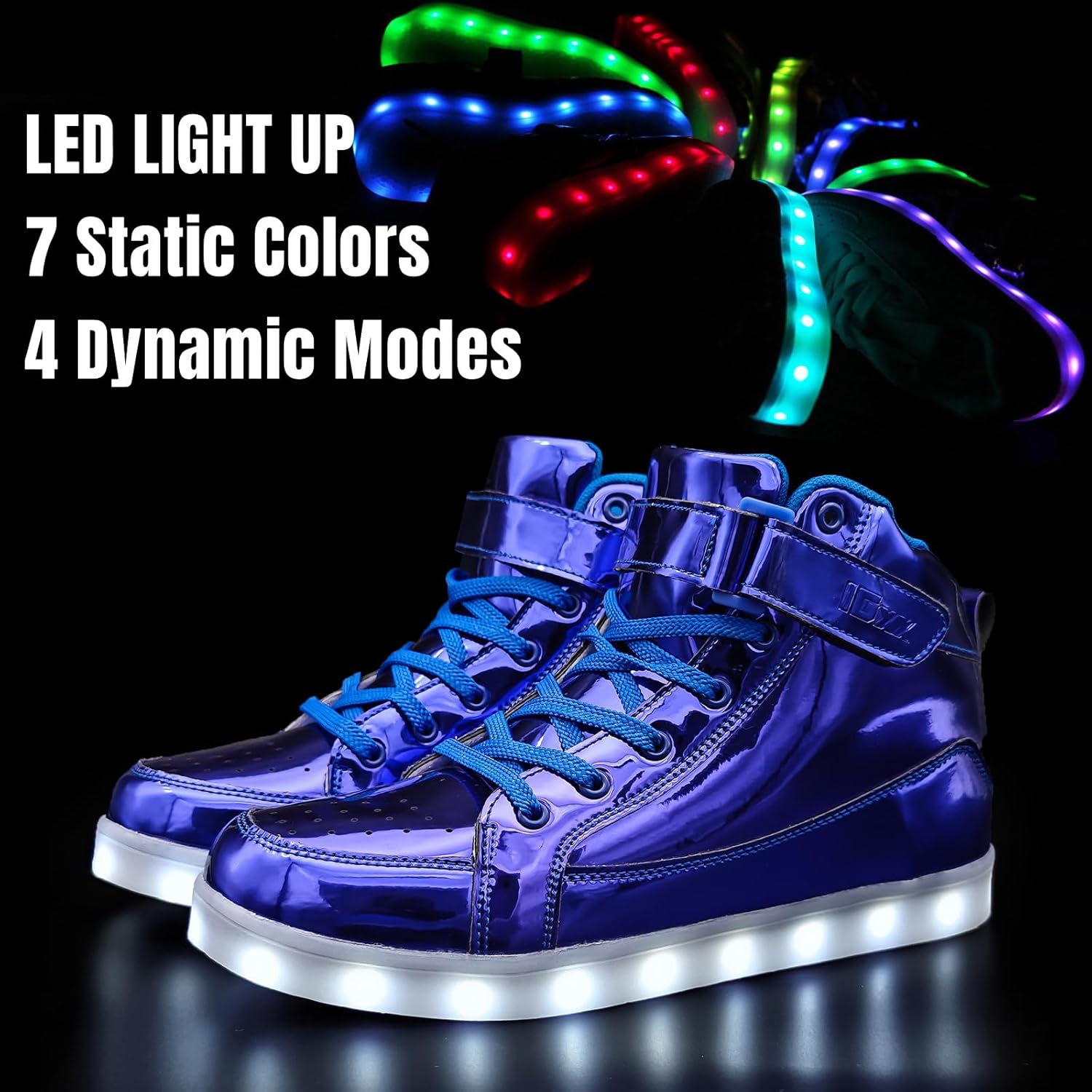 Trendy LED Sneakers met Oplaadbare Verlichting - LumaBoost