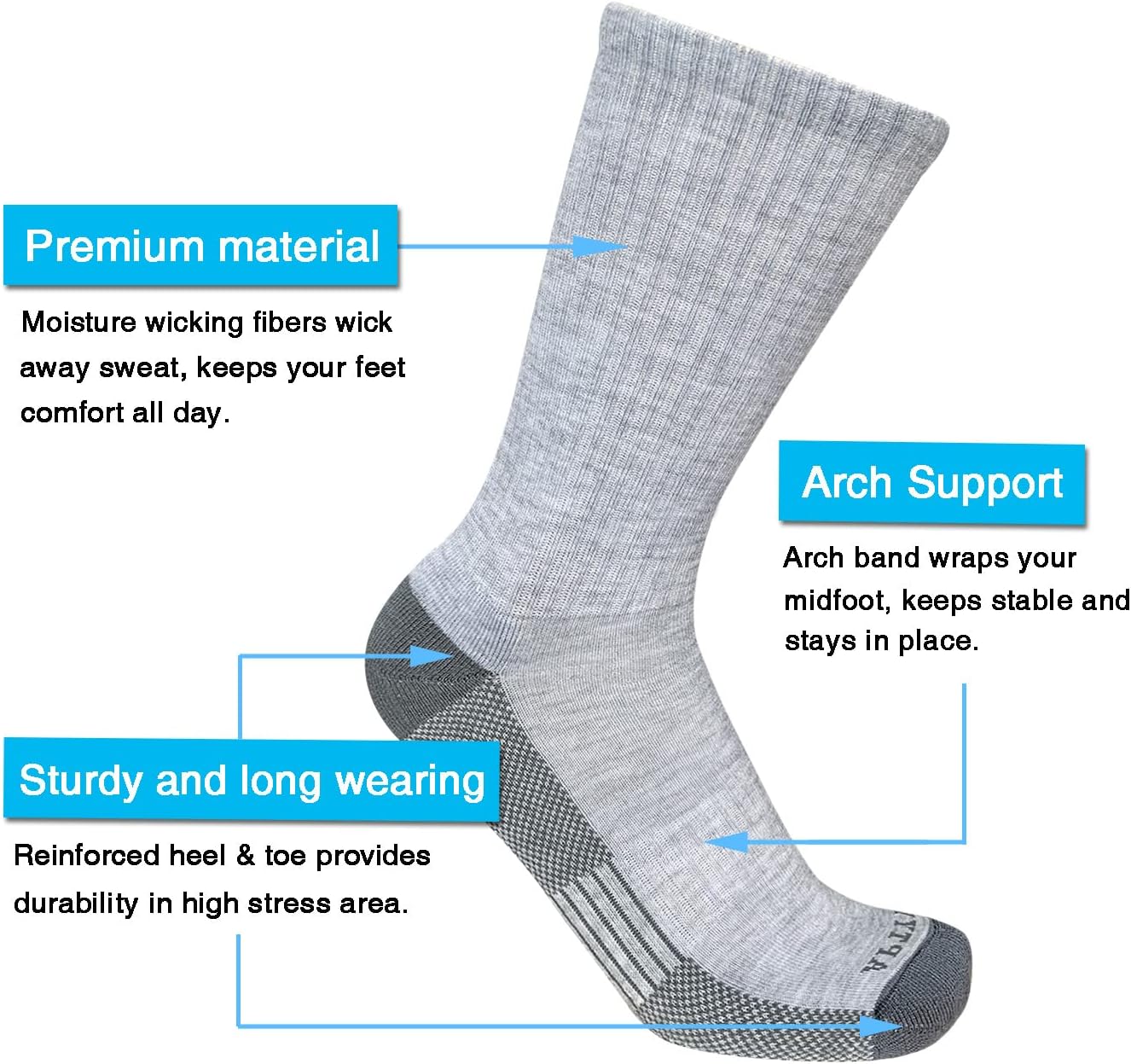 Comfortabele Katoenen Sportsokken (4 of 6 Paar) - Lucas