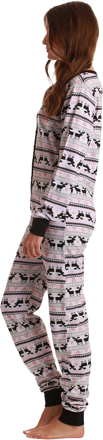 Thermal Onesie met Ronde Hals - CozyPlaid