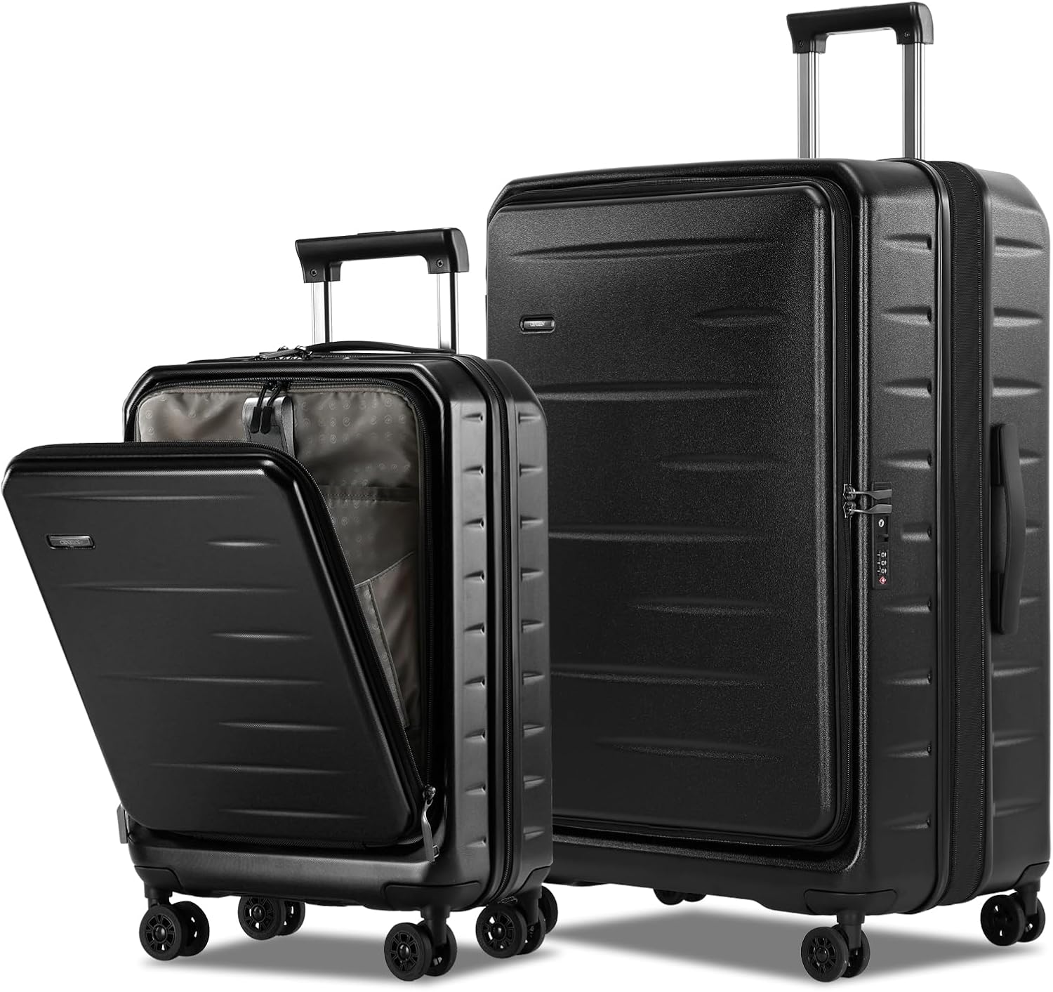 Uitbreidbare Kofferset met Voorklep & TSA-slot – Skyward
