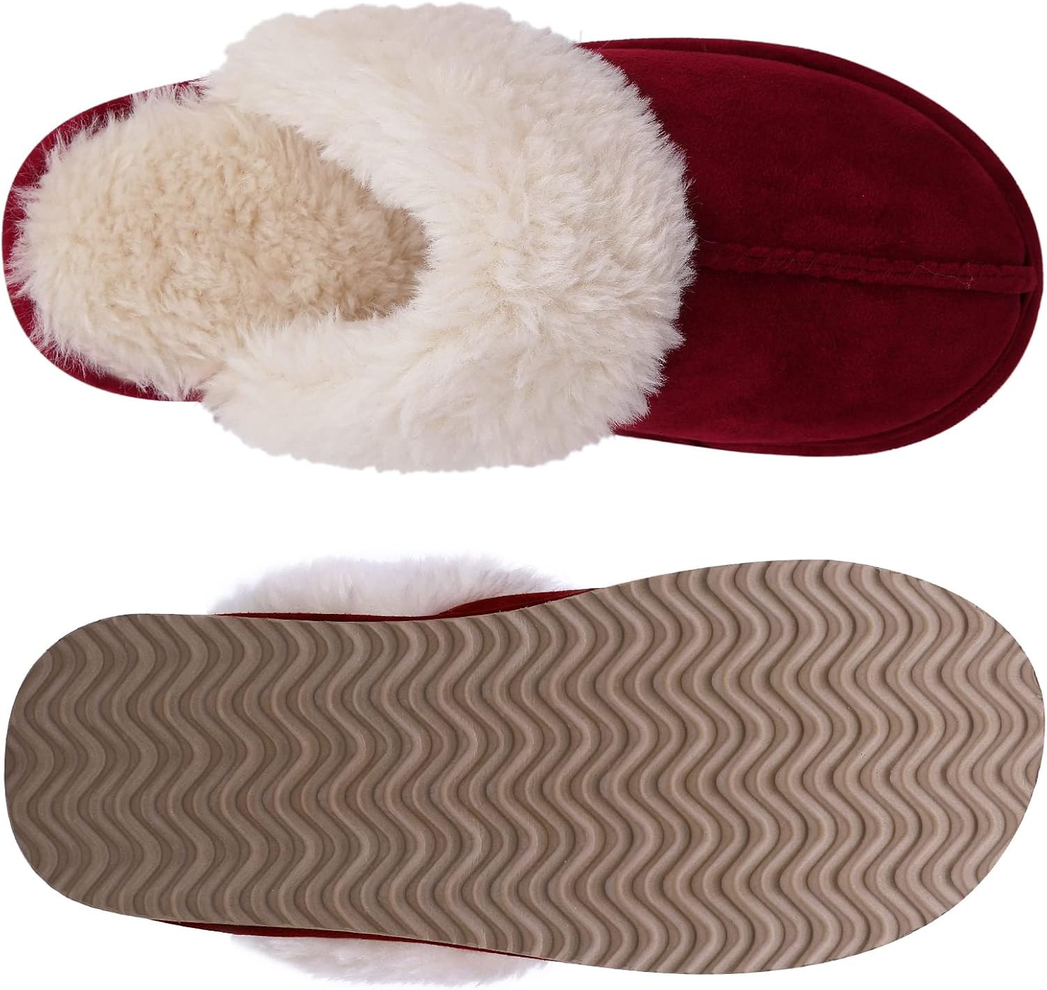 Fuzzy Memory Foam Pantoffels - SoftStep
