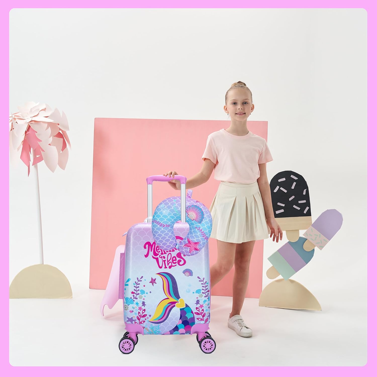 Kinder Bagage Set 5-delig met Hard Shell en Spinnerwielen – Game Day