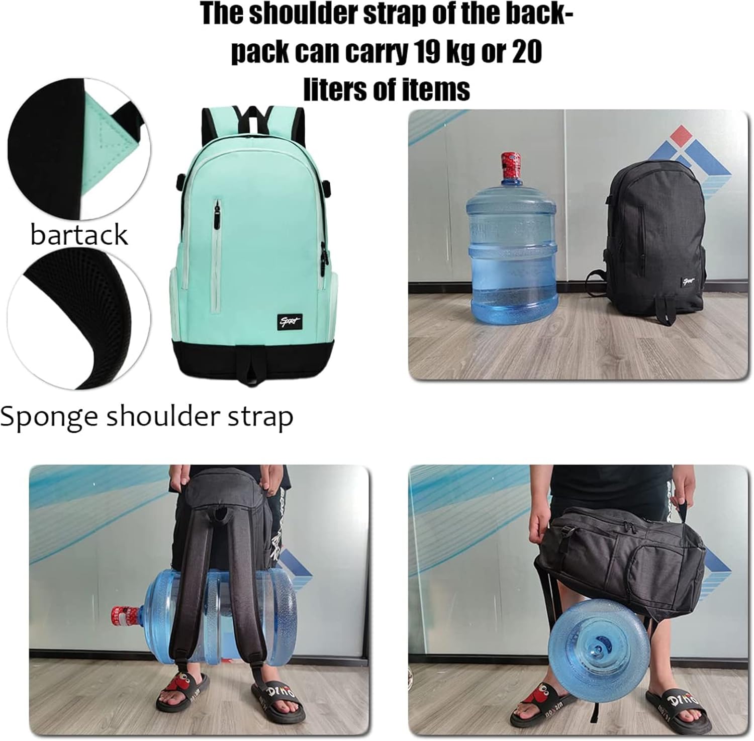 Slanke 15,6" Reis- en Werklaptoprugzak met Organiser Zakjes