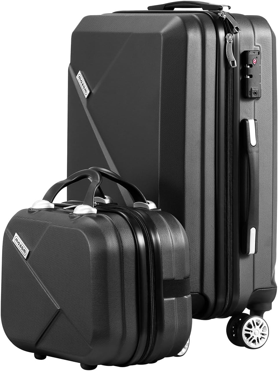 2-delige ABS Harde Koffer Set met TSA-slot & 360° Draaiwielen