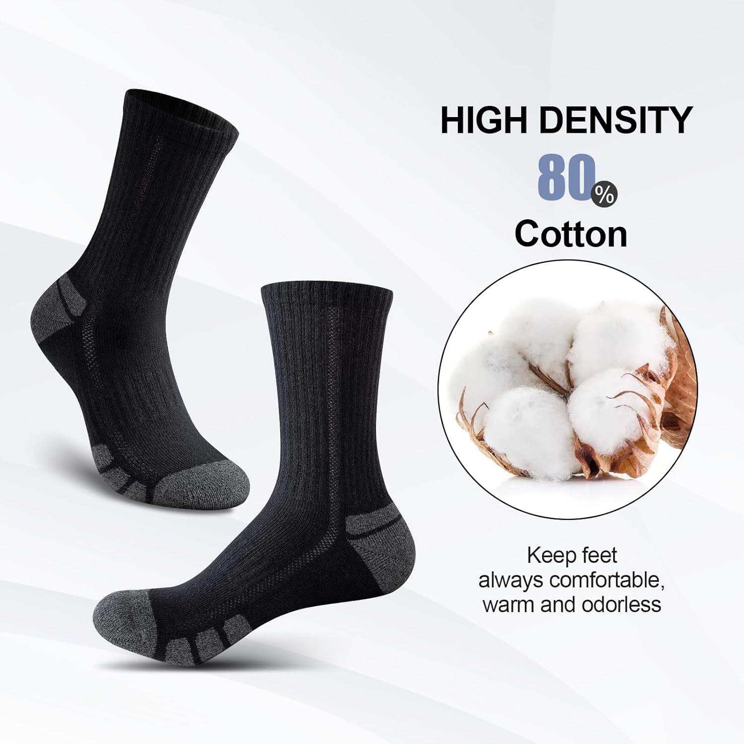 Katoenen Sportsokken Uniseks (6 Paar) - Robin