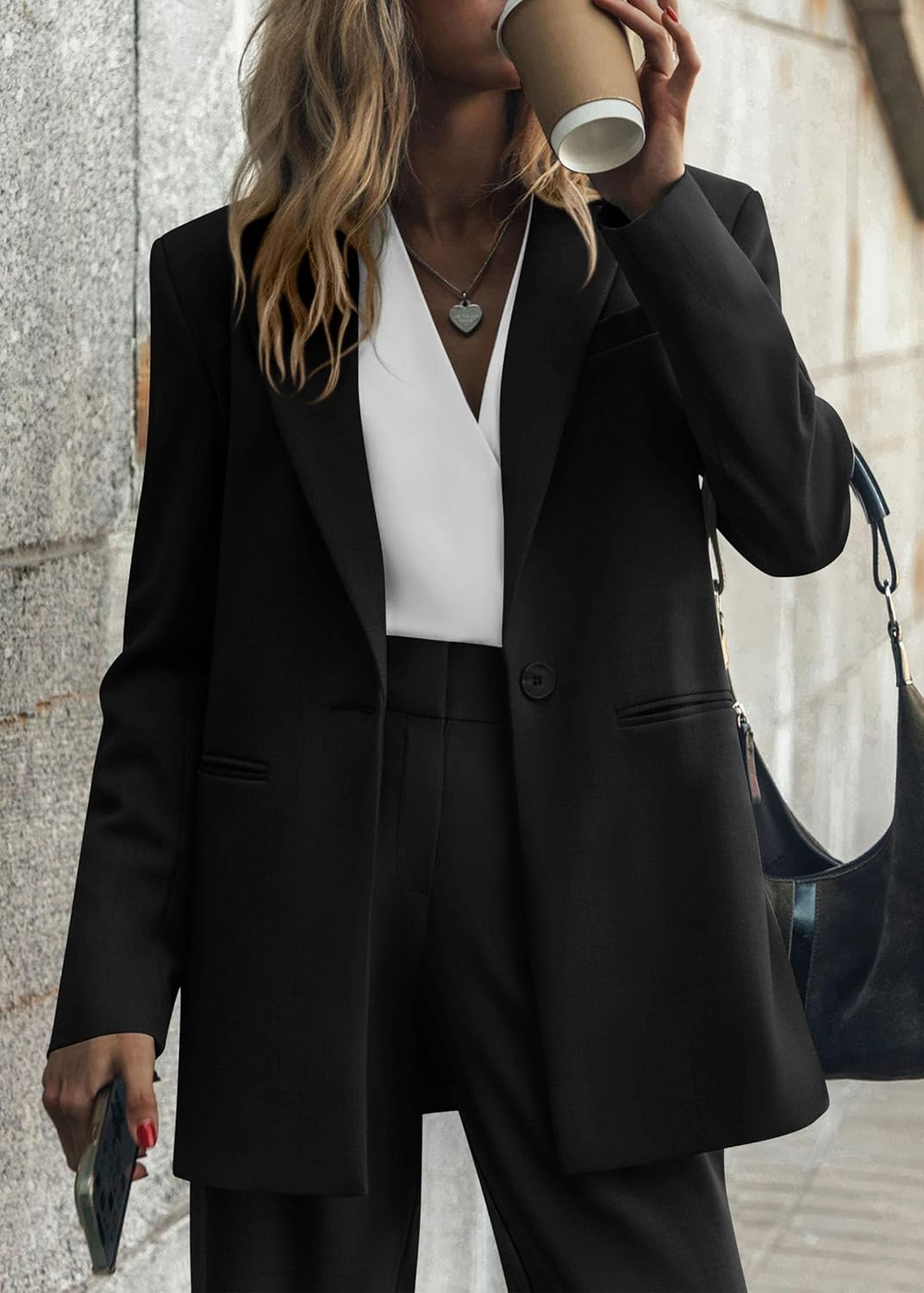 Stijlvolle Blazer en Pantalon Set - Mia