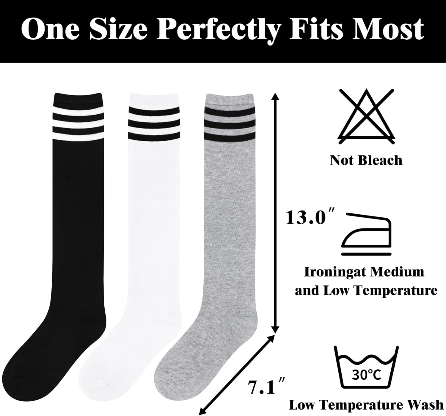 Knee High Sokken - Lila