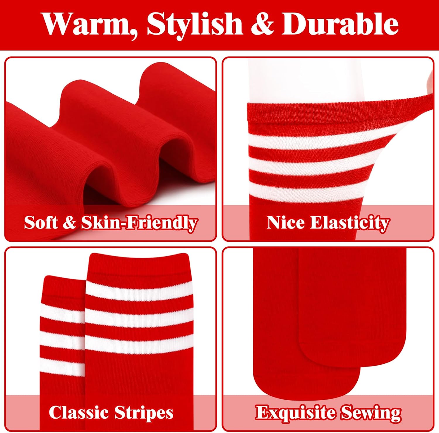 Knee High Sokken - Lila