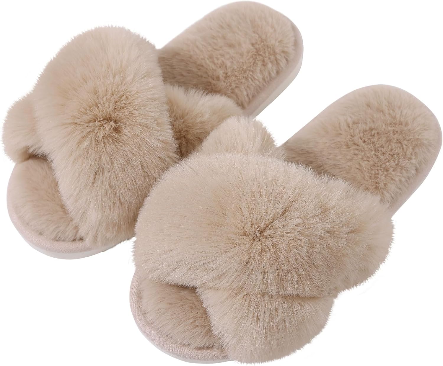 Fuzzy Slippers met Memory Foam - CloudStep