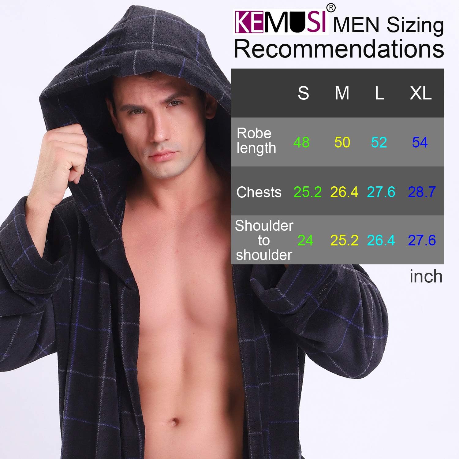 Luxe Heren Badjas met Capuchon - Lars