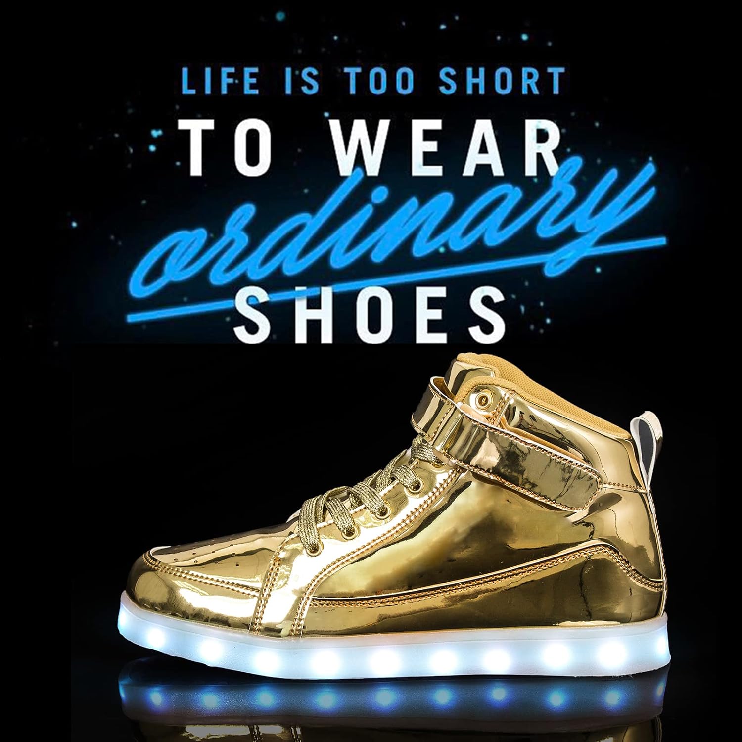 Trendy LED Sneakers met Oplaadbare Verlichting - LumaBoost