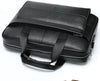 Premium Koeienleren 15” Business Actetas met Organizer Vakken