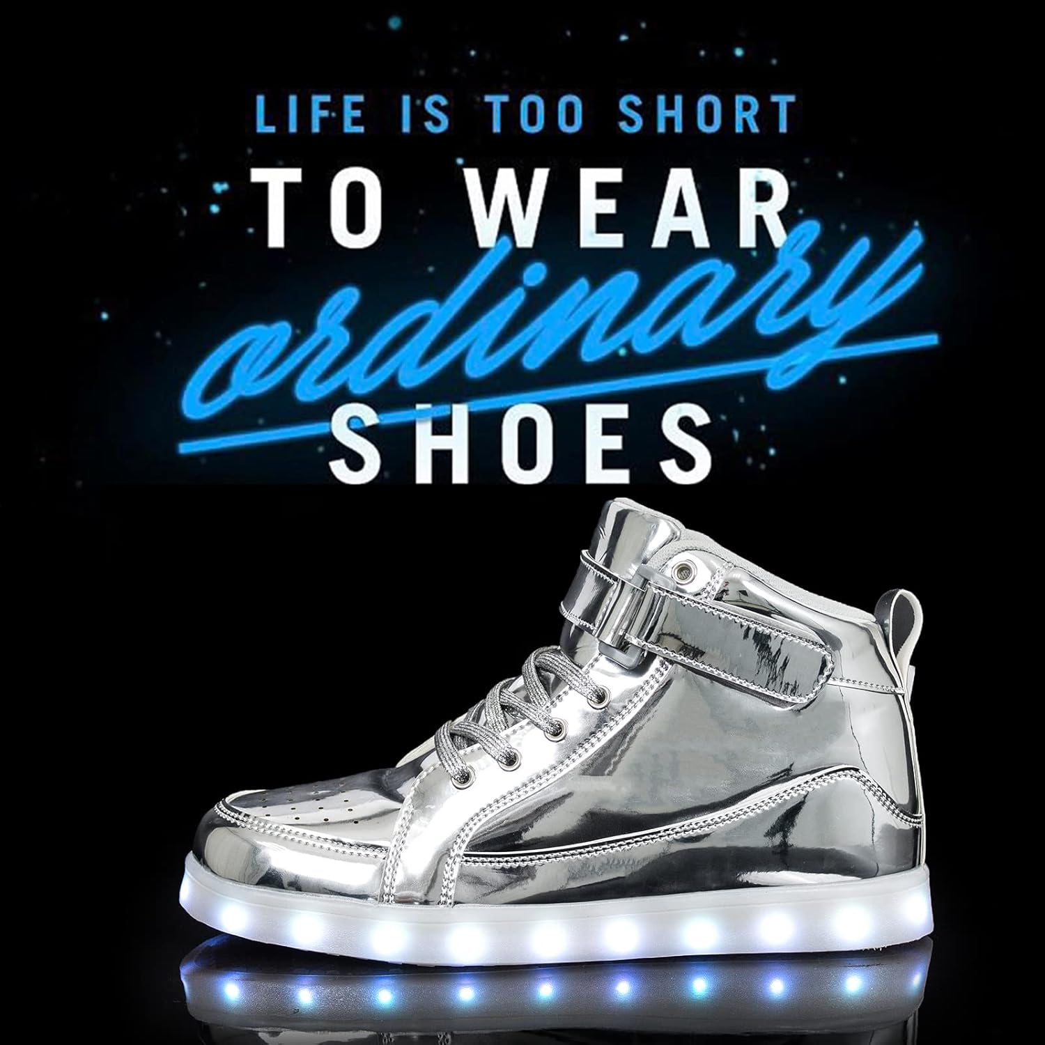 Trendy LED Sneakers met Oplaadbare Verlichting - LumaBoost