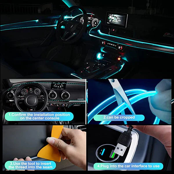 RGB Interieurverlichting voor Auto - GlowLine