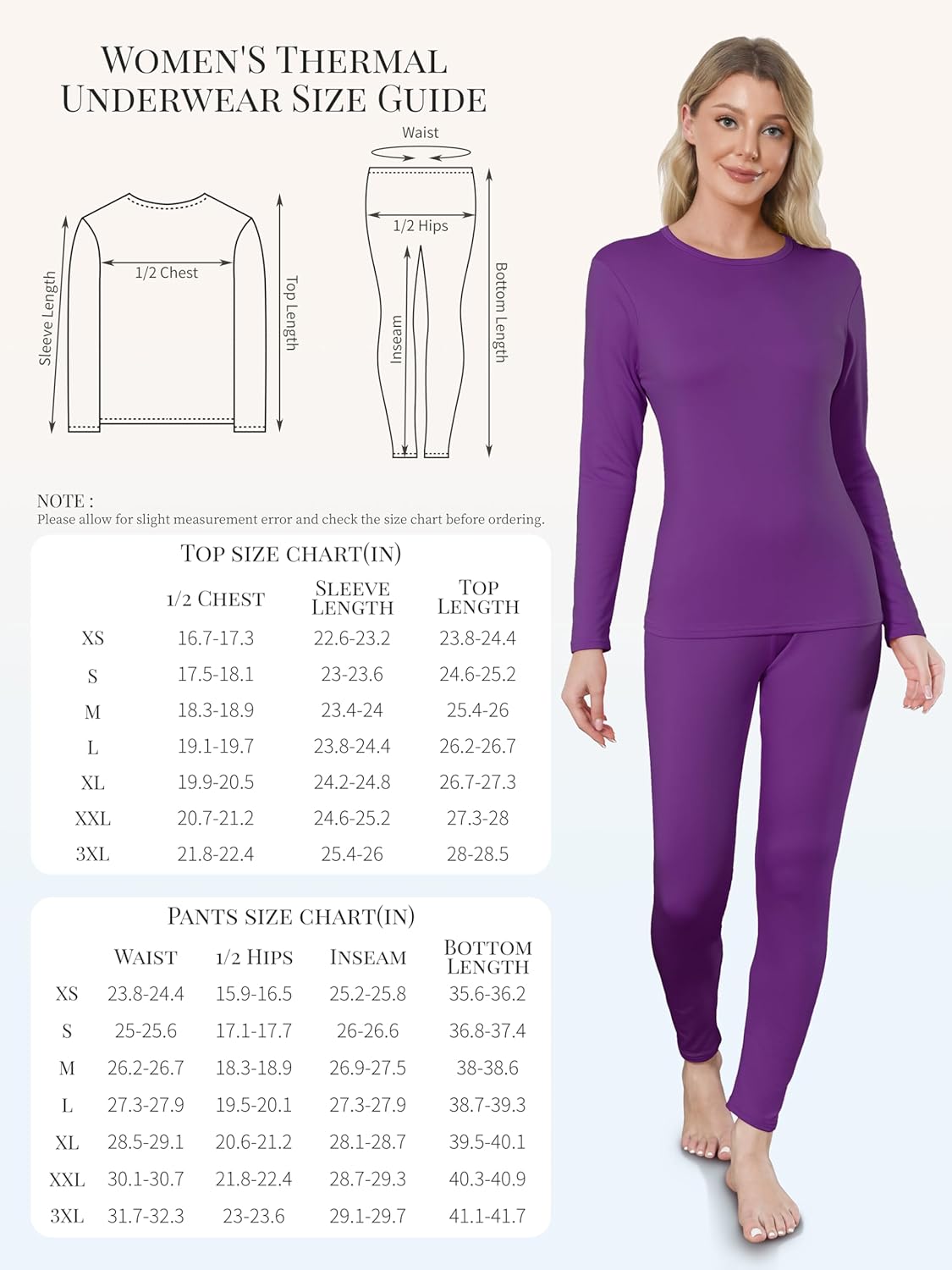 Thermo Ondergoed voor Vrouwen - Sophie